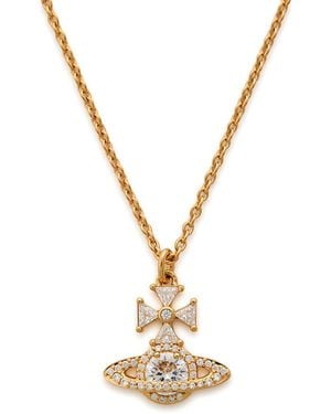 Vivienne Westwood Mila Orb Pavé Necklace - Metallic