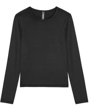 Vuori Lux Stretch-Jersey Top - Black