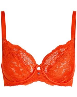 Wacoal Natsuki Lace Underwired Bra - Orange