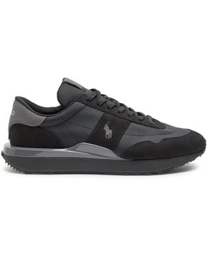 Polo Ralph Lauren Train 89 Panelled Mesh Trainers - Black