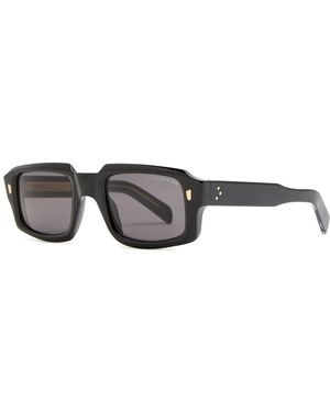 Cutler and Gross Rectangle-Frame Sunglasses - Black