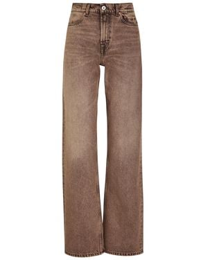 Our Legacy Wata Cut Straight-Leg Denim Jeans - Brown