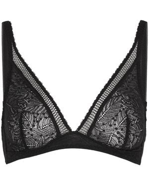 Simone Perele Comete Lace Soft-cup Bra - Black