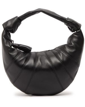 Lemaire Fortune Croissant Mini Leather Top Handle Bag - Black