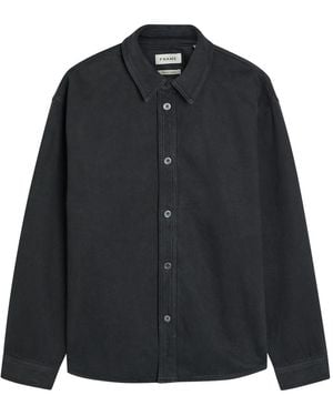 FRAME Denim Overshirt - Black