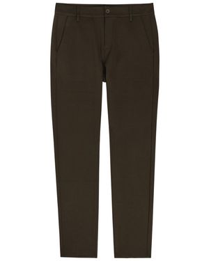 PAIGE Stafford Slim-Leg Jersey Pants - Gray