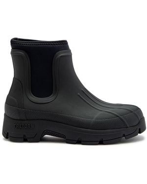 Kassl X Tretorn Marie Rubber Ankle Boots - Black