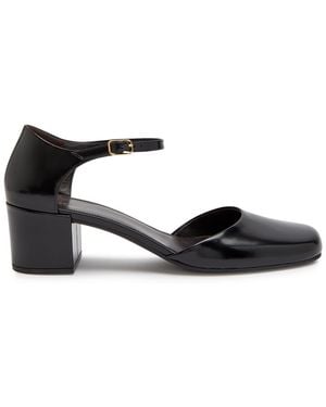 The Row Penelope 50 Patent Leather Court Shoes - Black