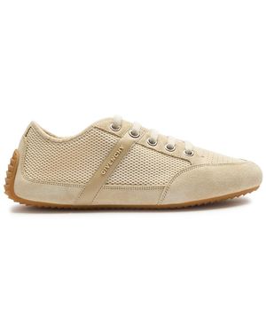 Givenchy Panelled Mesh-Knit Trainers - Natural