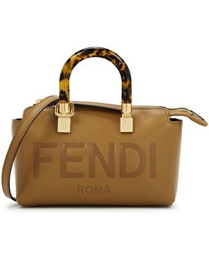 Fendi By The Way Mini Leather Cross-body Bag - Brown