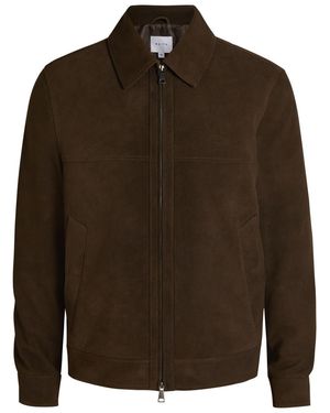 Raith Bruno Suede Jacket - Brown