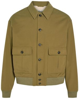 Valstar Colin Padded Twill Bomber Jacket - Green