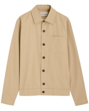 Oliver Spencer Witley Cotton Overshirt Jacket - Natural