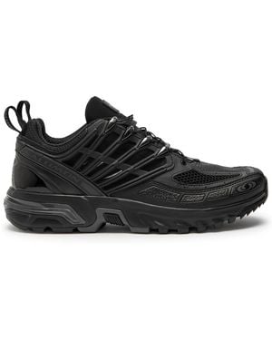 Salomon Acs Pro Panelled Mesh Trainers - Black