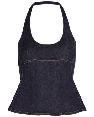 Jacquemus Le Haut De-Nîmes Lavoir Denim Top - Blue