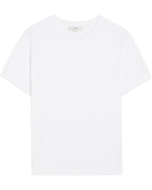 Vince Crew-Neck Cotton T-Shirt - White