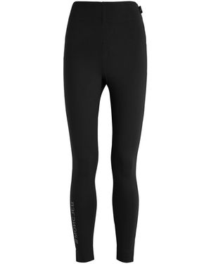 Moncler Day-Namic Logo Stretch-Jersey Leggings - Black