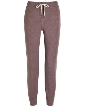 Vuori Performance Slubbed Jersey Sweatpants - Purple