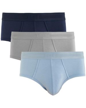 CHE Logo-Jacquard Stretch-Jersey Briefs - Blue