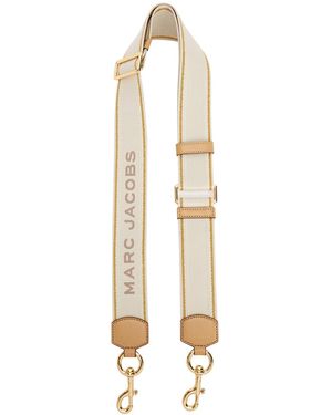 Marc Jacobs New Logo Webbing Strap - Metallic