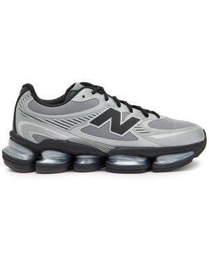 New Balance Abzorb 2000 Printed Mesh Sneakers - Gray
