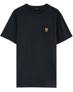 Belstaff Logo Cotton T-Shirt - Black