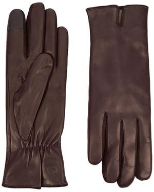 Handsome Stockholm Essentials Leather Gloves - Brown