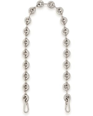 Loewe Donut Chain Bag Strap - White