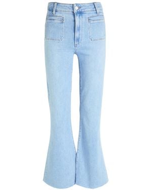 PAIGE Marlow Skimmer Flared-Leg Jeans - Blue