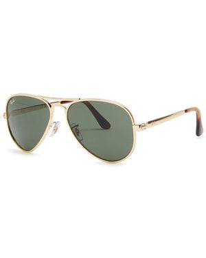 Ray-Ban Aviator-Style Sunglasses - Green