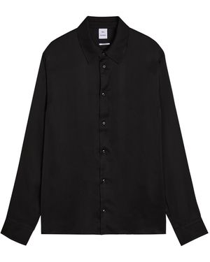 Won Hundred Adriel Satin Shirt - Black