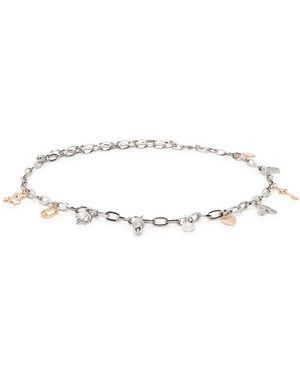 Vivienne Westwood Charm-Plated Chain Belt - Metallic