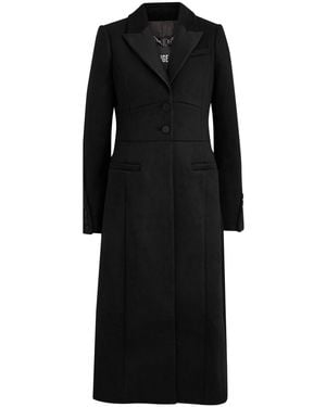 PAIGE Queens Wool-Blend Coat - Black