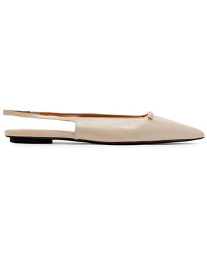 Tod's Slingback Ballerina Flats - White