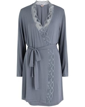 Eberjey Georgina Jersey Robe - Blue