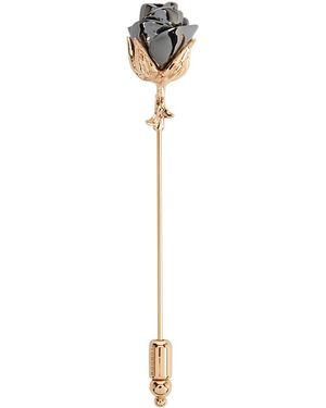Tateossian Two-tone Pin - White