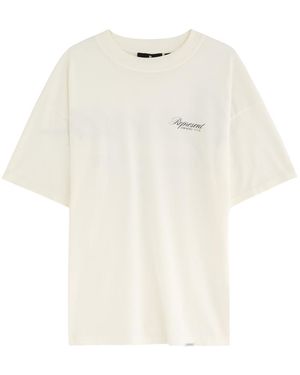 Represent Owners' Club Printed Cotton T-Shirt - White