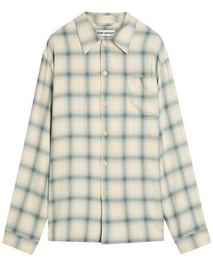 Our Legacy Every Checked Woven Shirt - White