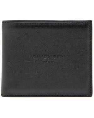 Givenchy Logo Leather Wallet - Black