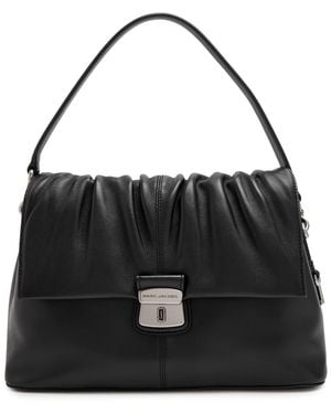 Marc Jacobs The Messenger Leather Shoulder Bag - Black