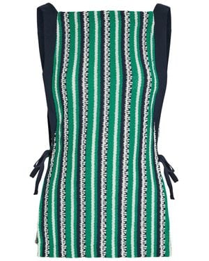 Jonathan Simkhai Melville Striped Knit Top - Green