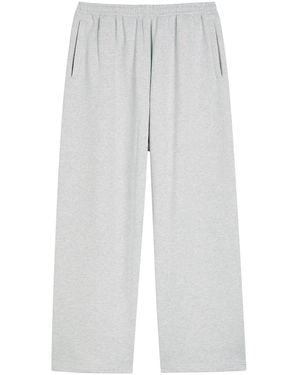 Acne Studios Logo-Embroidered Cotton-Blend Sweatpants - White