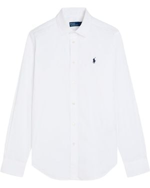 Polo Ralph Lauren Logo-Embroidered Cotton Shirt - White