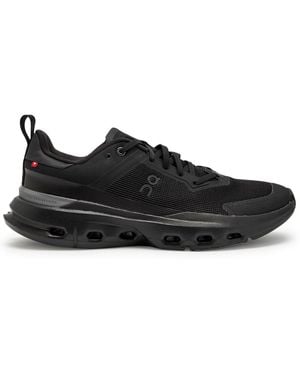 On Shoes Cloudpulse Next Paneled Mesh-Knit Sneakers - Black