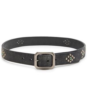 CHERRY LA Studded Leather Belt - Black