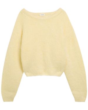 American Vintage Niby Brushed Alpaca-Blend Jumper - Natural