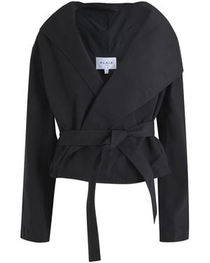 Alaïa Hooded Shell Jacket - Black
