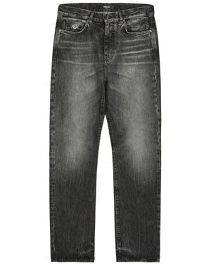 Versace Straight-Leg Jeans - Grey