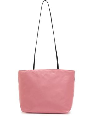 Valesque Spaghetti Satin Tote Bag - Pink