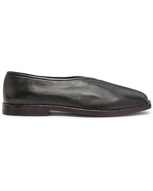 Lemaire Leather Loafers - Black